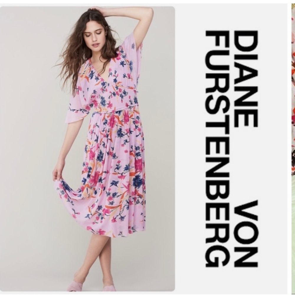 Diane Von Fursrenberg midi dress